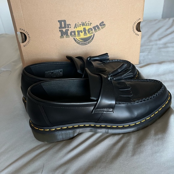 Adrian Yellow Stitch Tassel Loafers - Picture 2 of 4